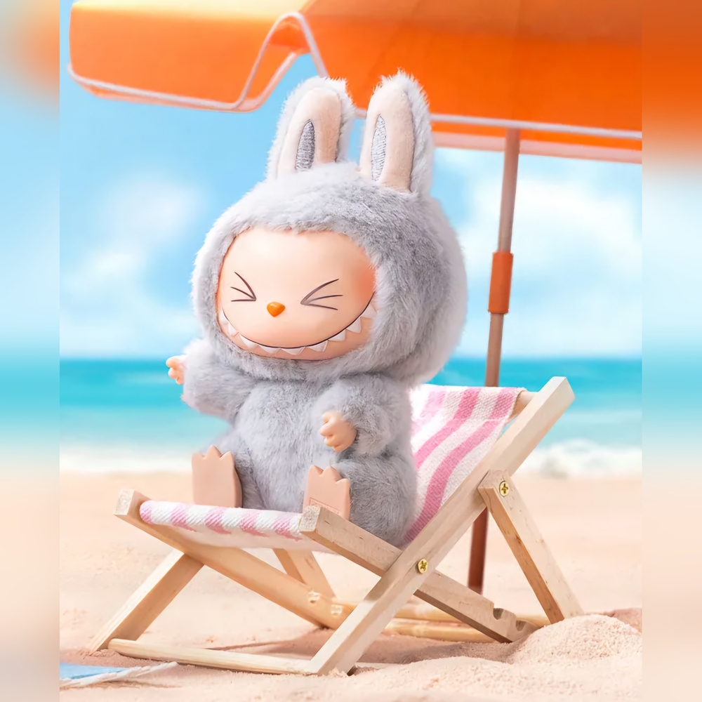 POP MART : Have a seat Labubu | Hehe / Gray
